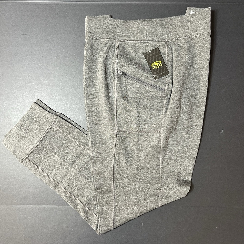 Athletic Works Women's Soft Slim Jogger Pants Charcoal Grey Size XXL (20) NWT